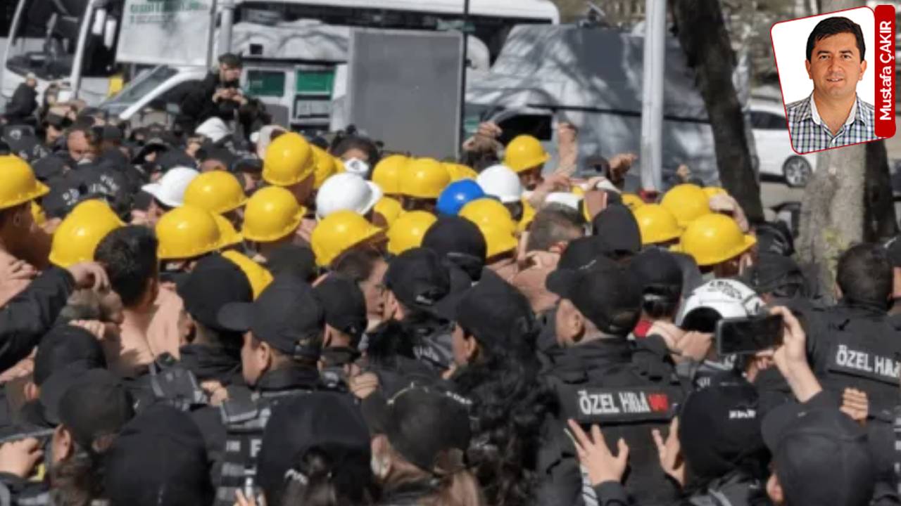Enerji Bakanlığı Önünde Madenci Protestosu: Biber Gazı ile Müdahale